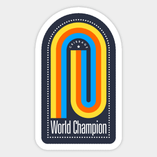 Cribbage Champion dark Sticker